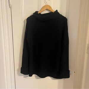 Anthropologie Pilcro EUC Women's Black Knit Sweater XS Oversized